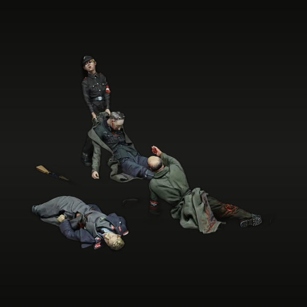 WWII German SA Paramilitary Street Assault Scene 1/35 Resin Diorama Kit