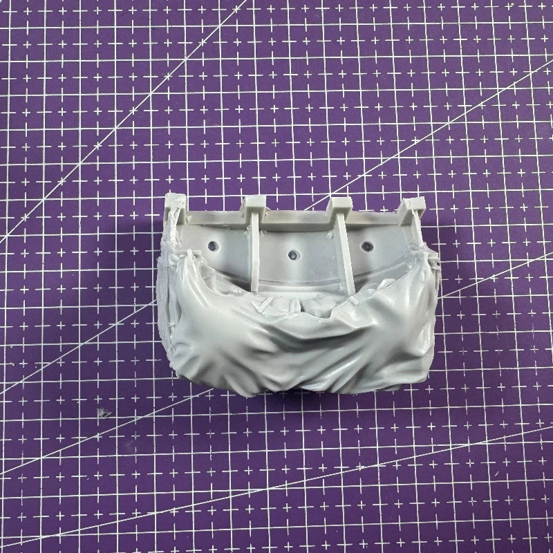 WWII Tank Turret with Canvas Cover Diorama Accessory 1/35 Resin Kit - resin model view 3