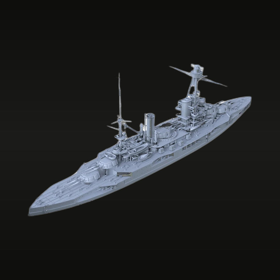 French Bretagne Battleship 1/3000 Resin Model Kit - unpainted resin model kit