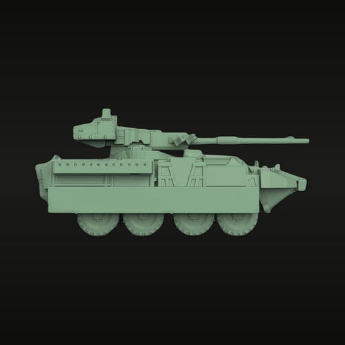 US M1128 Stryker MGS 1/56 Scale Resin Model Kit