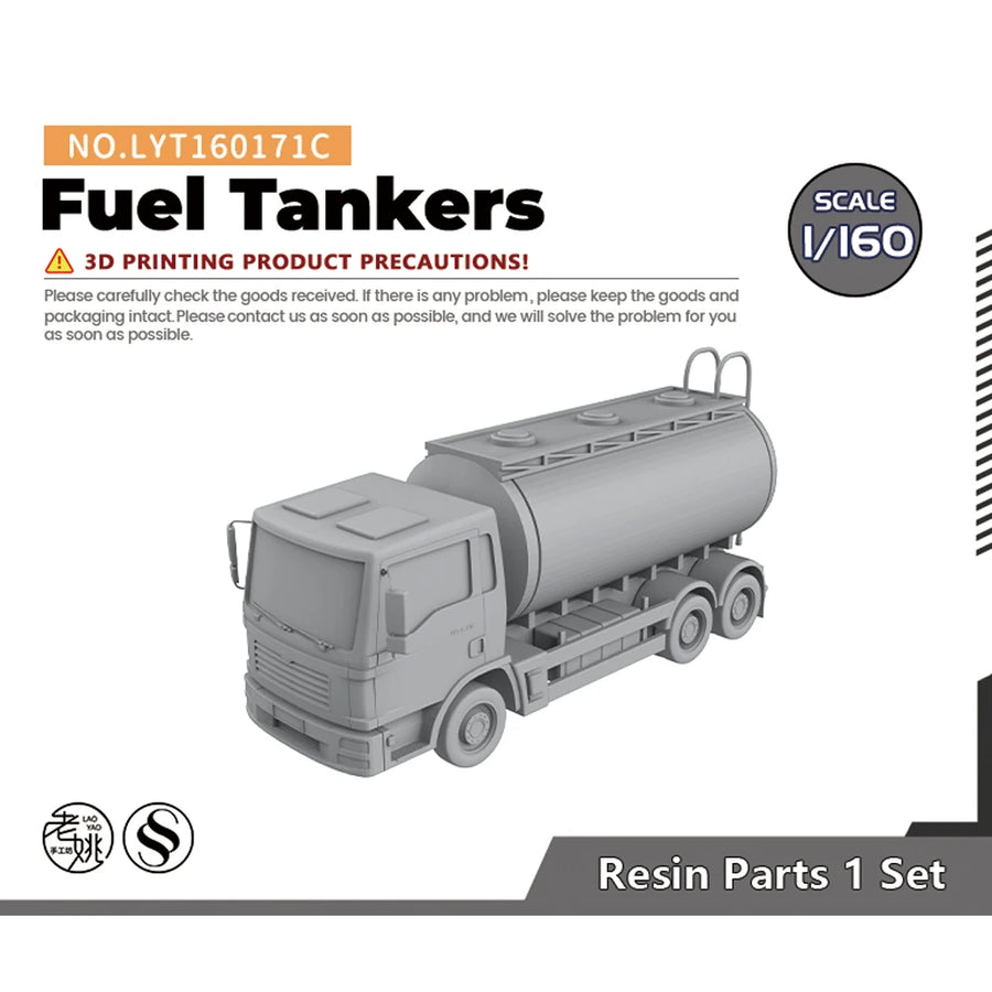 Yao'S Studio LYT171C 1/87 1/76 1/72 1/160 1/144 1/120 1/100 1/220 Fuel Tankers 1Set