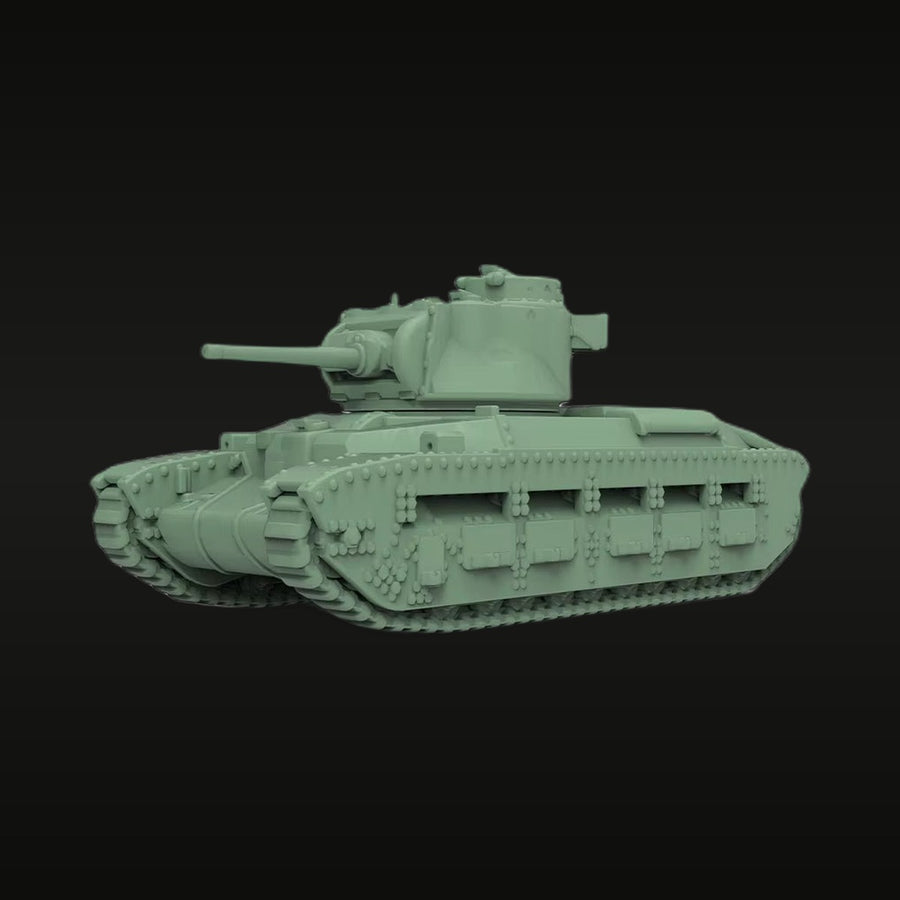 WWII British Matilda III Infantry Tank 1/200 Resin Vehicle Kit - unpainted resin model kit