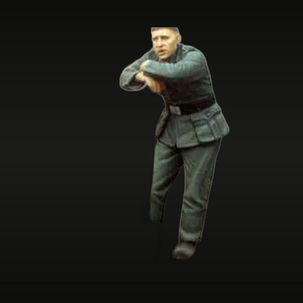WWII German Wehrmacht Soldier with Rifle Bayonet 1/35 Resin Figure