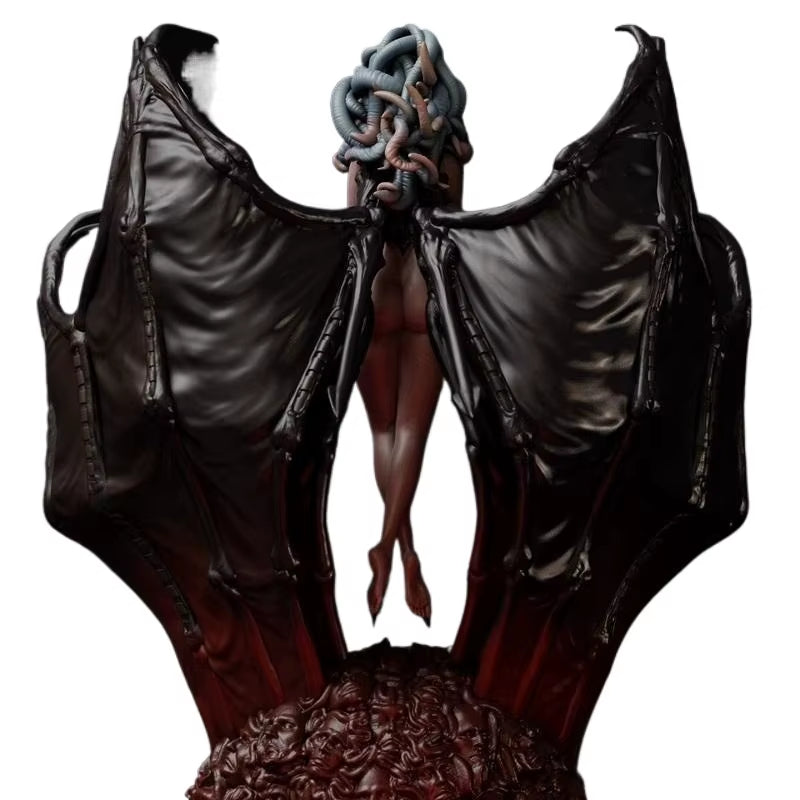Fantasy Medusa Bust with Serpent Hair 75mm Resin Kit - resin model view 4