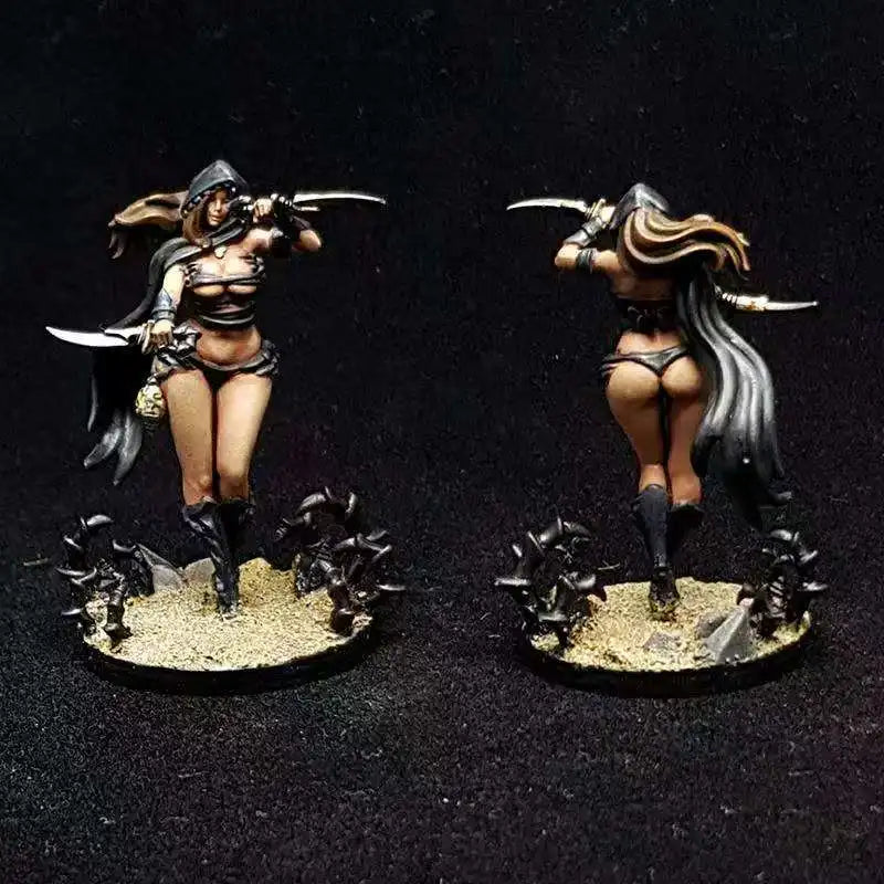 KD Resin Kit 28365 SH KINGDOM DEATH Spider Silk Assassin Collectible Unassembled Sculpture for Hobbyists
