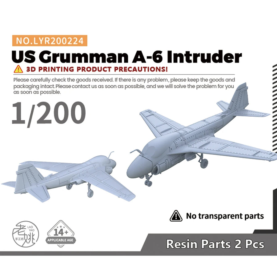 Yao'S Studio LYR224 1/144 1/200 1/350 1/700 1/1250 Grumman A-6 Intruder Military Model Kit
