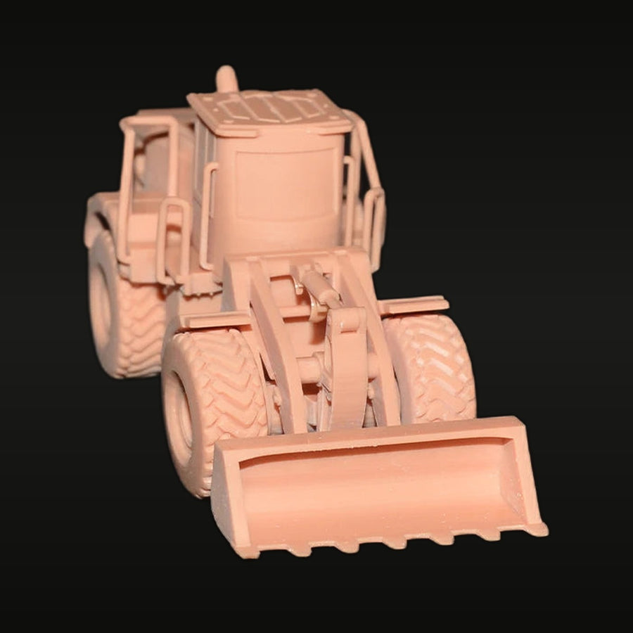 Wheel Loader Construction Vehicle 1/87 Resin Model Kit - unpainted resin model kit