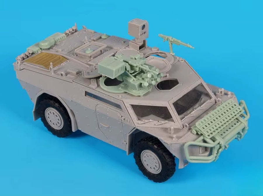 Modern German Fennek 1A2 Armored Vehicle 1/35 Resin Model Kit - unpainted resin model kit