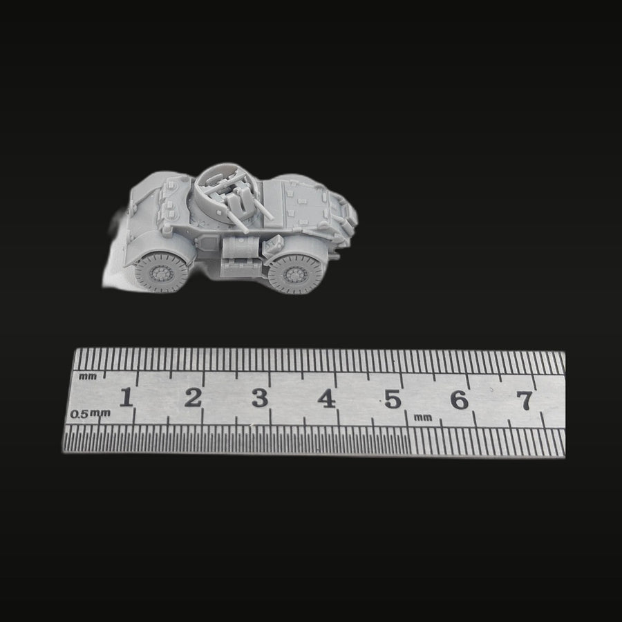 WWII American T17E2 Staghound AA Armored Car 1/144 Resin Vehicle Kit - unpainted resin model kit