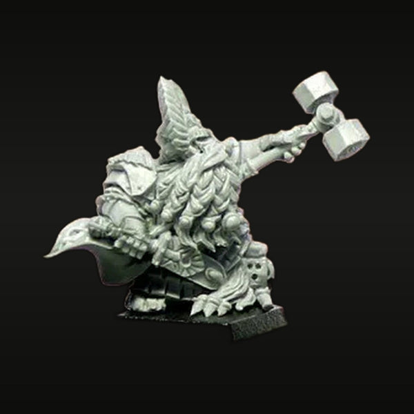 Dwarf Doomcrusher Champion Resin Figure - Warhstone Fantasy