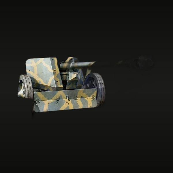 WWII German 7.5cm Pak 40 Anti-Tank Gun 1/16 Resin Model Kit
