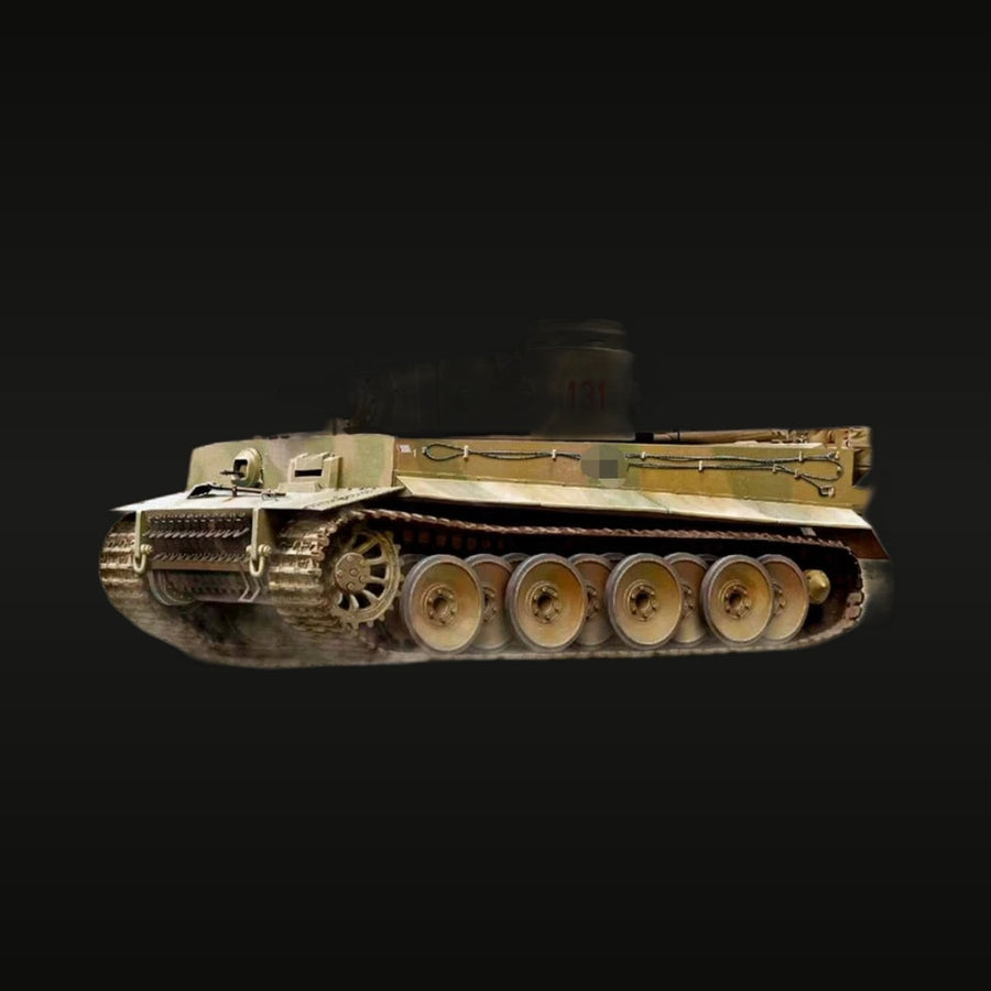 WWII German Tiger I Heavy Tank 1/72 Resin Vehicle Kit - unpainted resin model kit