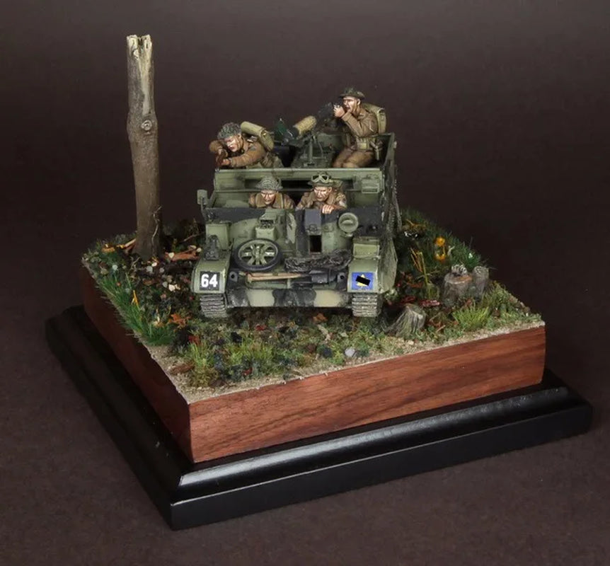 1/35 Resin Model Figure GK，4 Figure , Unassembled and Unpainted Kit