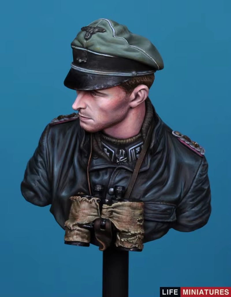 1:10 Resin Kit Joachim Peiper Unassembled Sculpture for Hobbyists