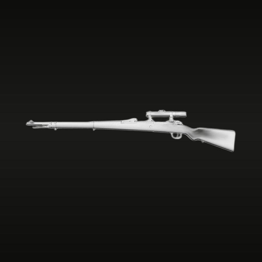 German Mauser G98 Sniper Rifle w/ Scope 1/35 Resin Accessory - unpainted resin model kit