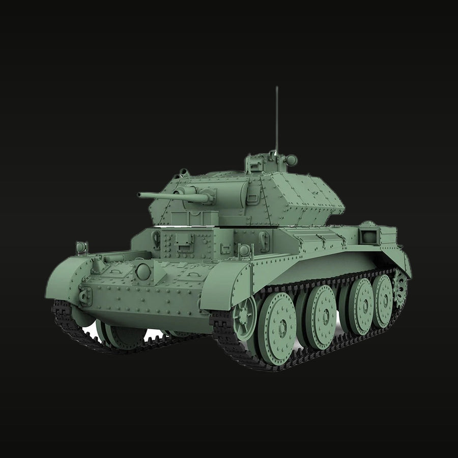 WWII British Cruiser Tank A13 Mk II 1/56 Scale Resin Vehicle Kit - unpainted resin model kit