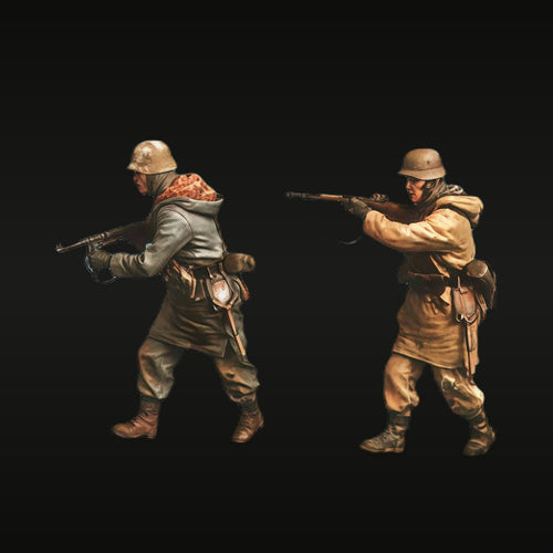 German SS Infantry Kharkov Winter 1943 1/35 Resin Figure Kit