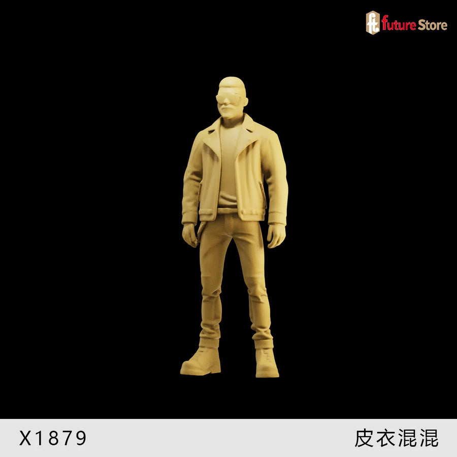 3D Print Miniature 1/64 Special Police Dog Robot Street Villains Figure Model Scene Mini Dolls Figurine Prop Crafts Decor