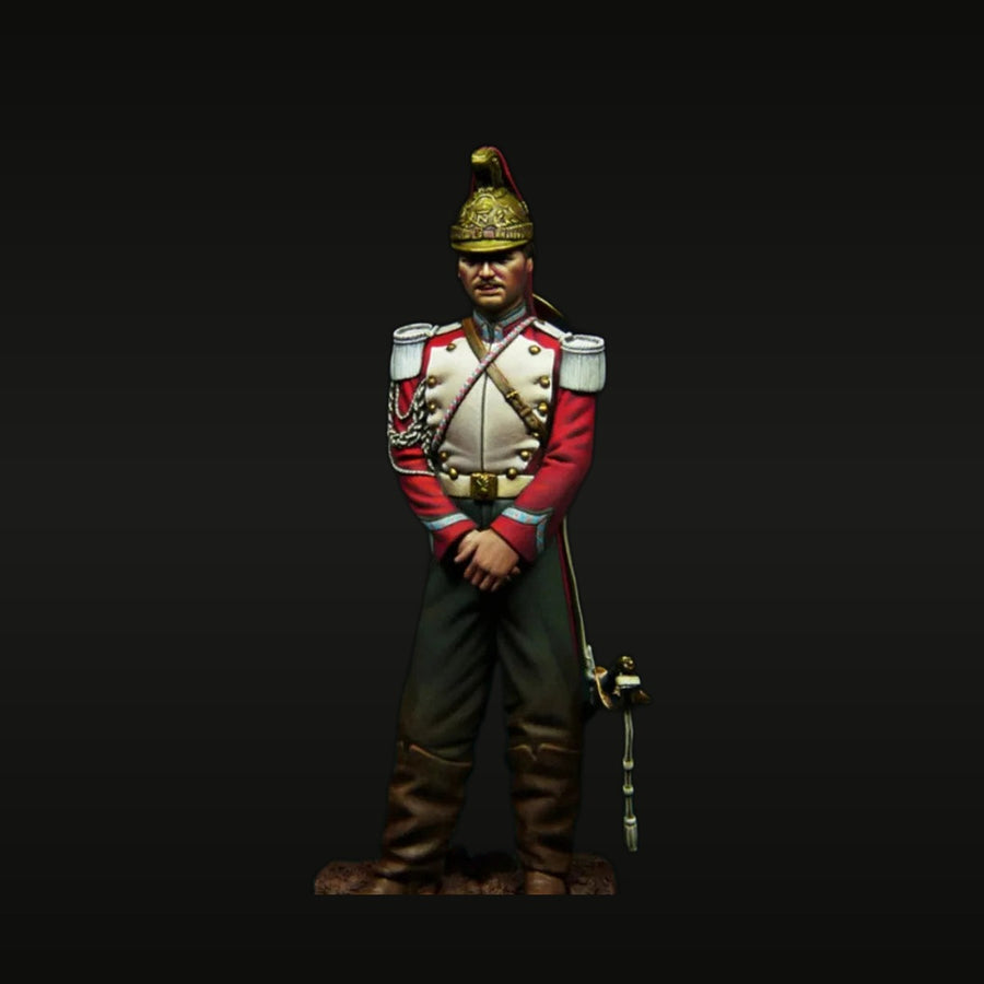British Cavalry Officer 19th Century 1/32 Resin Kit - unpainted resin model kit