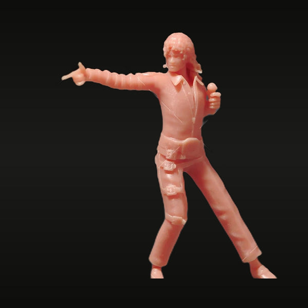 1970s Male Disco Dancer in Leisure Suit 1/64 Resin Figure Kit