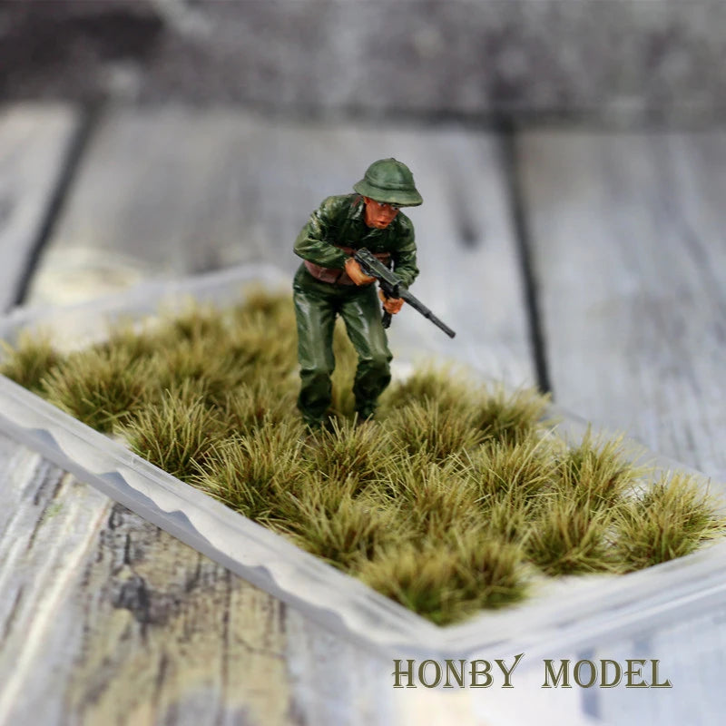 WWI Trench Diorama Base with Static Grass 28mm Terrain Accessory Kit - resin model view 2