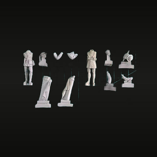 WWI British Soldiers 2-Figure Set 1/35 Scale Resin Kit