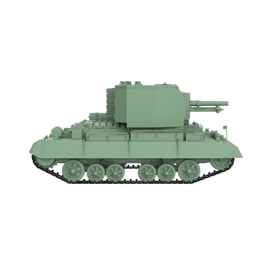 WWII British Bishop 25-Pounder SPG 1/56 Resin Vehicle Kit - resin model view 5