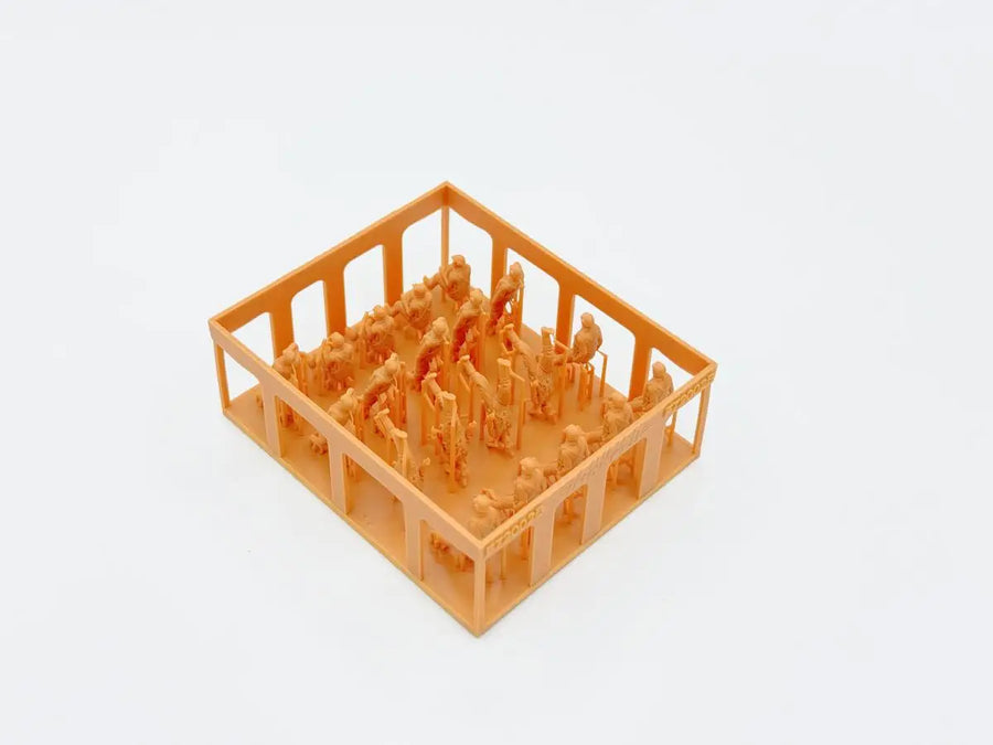 WWII Japanese IJN Naval Aviators Set 1/72 Resin Figure Kit (7pcs) - resin model view 3