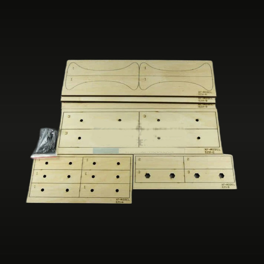 Wooden Ship Model Kit Laser-Cut Plywood Parts with Hardware - unpainted resin model kit