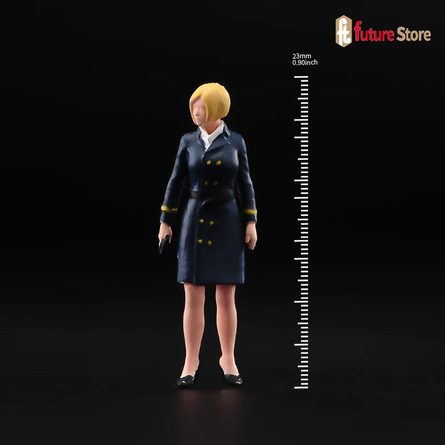 Miniature Figure 1/87 1/72 1/64 1/43 Painted Diorama Figure Model Creative Photography Home Decoration Car Model Matching
