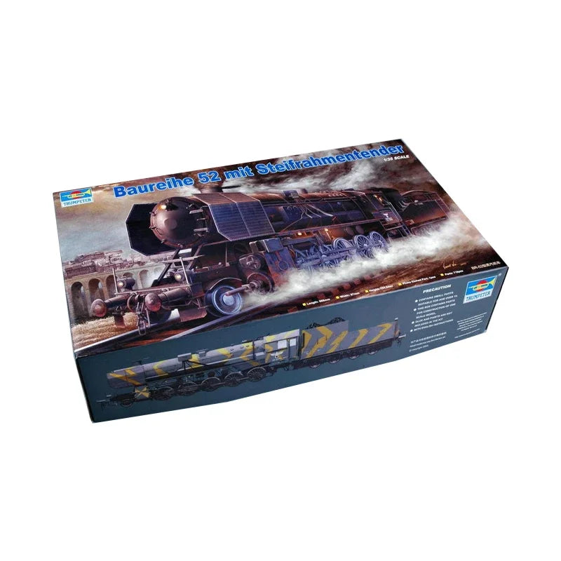 WWII German Baureihe 52 Steam Locomotive with Tender 1/35 Resin Kit - resin model view 2