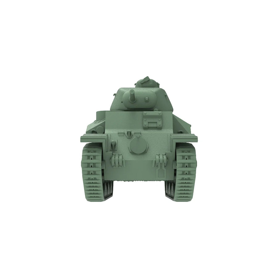 WWII French Char D2 Medium Tank 1/87 Resin Vehicle Kit - resin model view 2