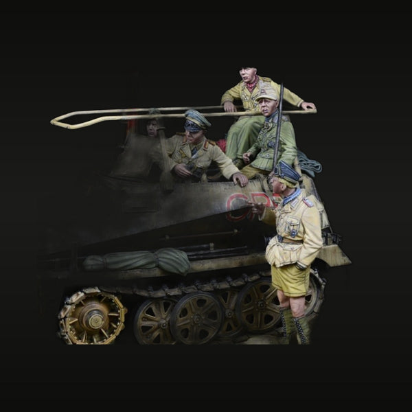 WWII British North Africa Vickers Gun Team 1/35 Resin Diorama Kit