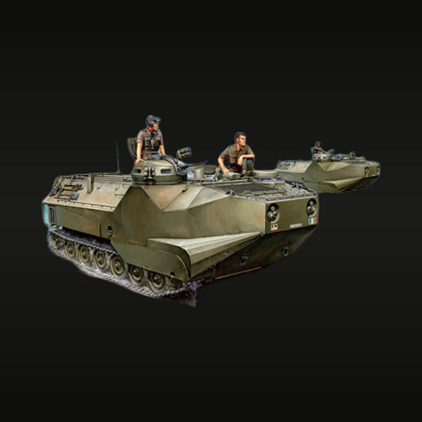 Modern US LVTP-7 Amphibious Transport with Crew 1/35 Resin Vehicle Kit