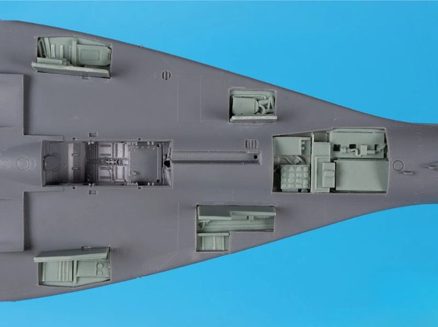 Military Vehicle Interior Detail Parts Set Resin Kit - resin model view 2
