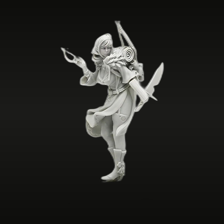 Kingdom Death Great Huntress 28mm Resin Figure - unpainted resin model kit