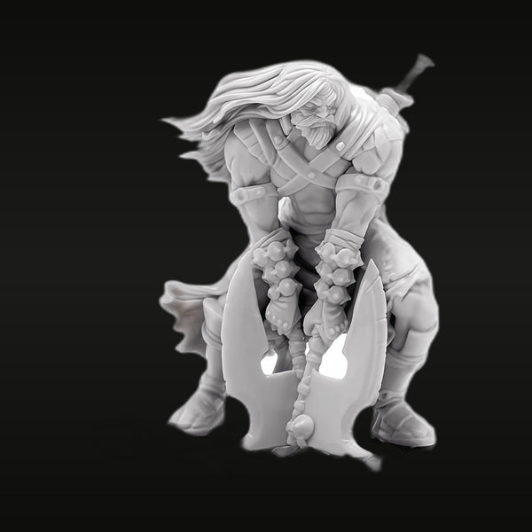 Martial God Warrior with Sword 38mm Resin Figure Kit