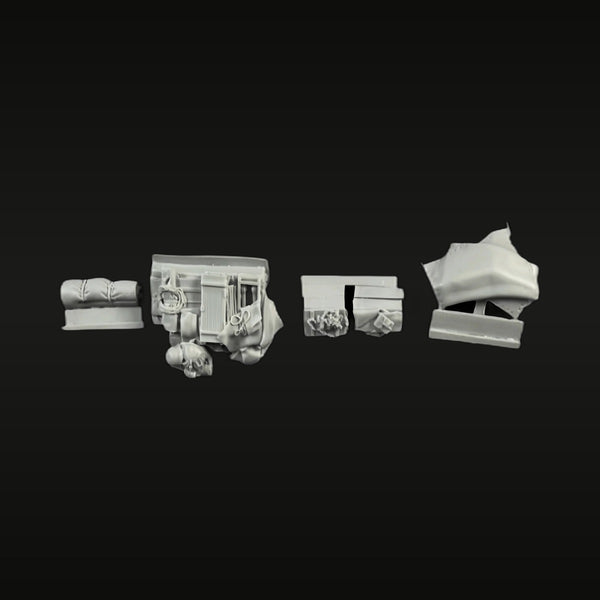 Tank Modification Detail Parts Sprue 1/35 Resin Kit