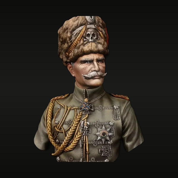 WWI Austro-Hungarian Officer Busby Helmet 75mm Resin Bust