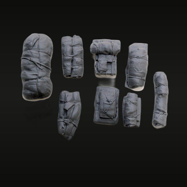 1/35 Military Field Packs & Bedrolls Terrain Accessory Set Resin Kit