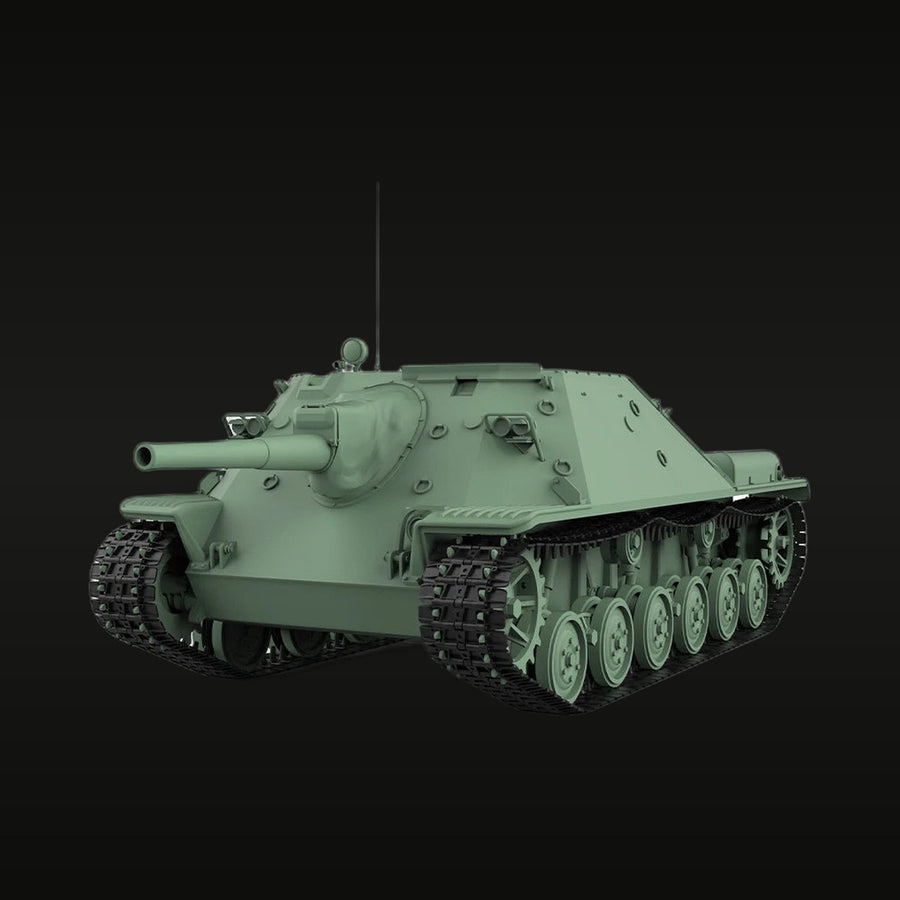 WWII German Jagdpanzer 38 (Hetzer) Tank Destroyer 1/56 Resin Vehicle Kit - unpainted resin model kit