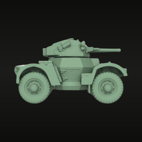 WWII British Daimler Armoured Car 1/72 Resin Vehicle Kit