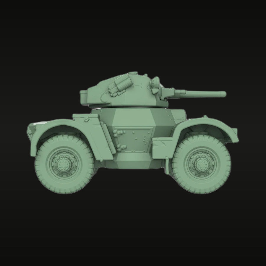 WWII British Daimler Armoured Car 1/72 Resin Vehicle Kit - unpainted resin model kit