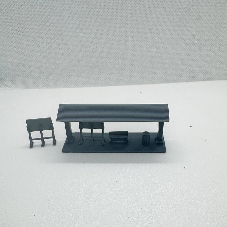 Small Station Passenger Platform for Railway Layout LYTS070 1/220 1/48 1/64 1/72 1/87 1/144 1/160 Z Scale Miniature Scene