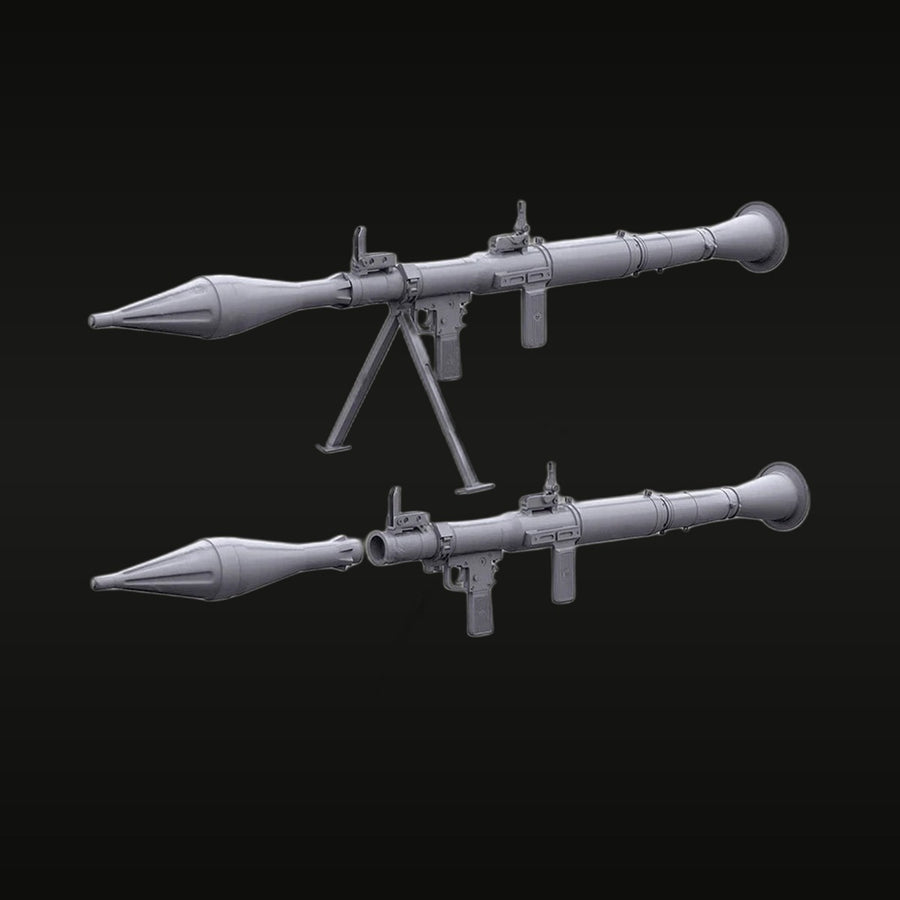 Modern RPG-7 Launcher Set of 2 1/35 Resin Accessory Kit - unpainted resin model kit
