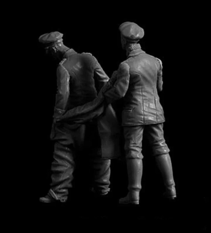 WWI German Officers Conversation 1/32 Resin Figure Set - resin model view 2