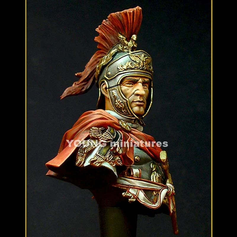 1/10 Roman Cavalry Officer Historical Military Subject Resin Figure Bust GK Uncoated No Colour