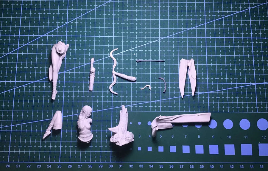 1/24 Resin Model Figure Gk，Unassembled and Unpainted Kit