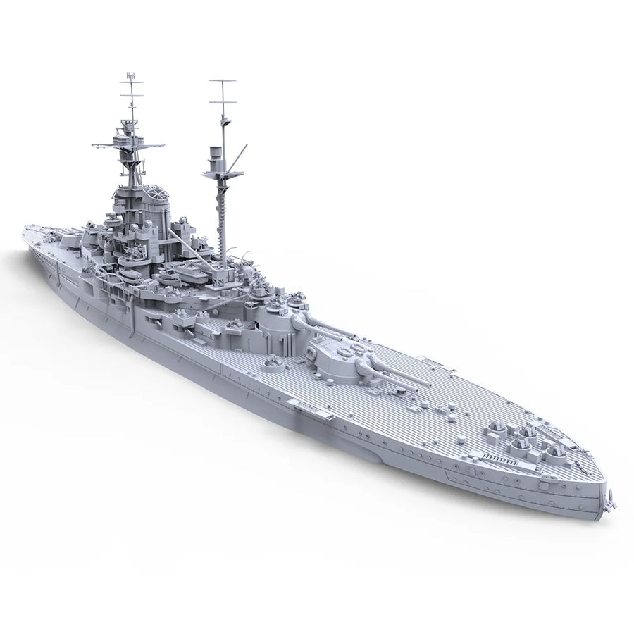 British Royal Navy WWII Cruiser/Battleship 1/700 Resin Ship Kit - resin model view 4