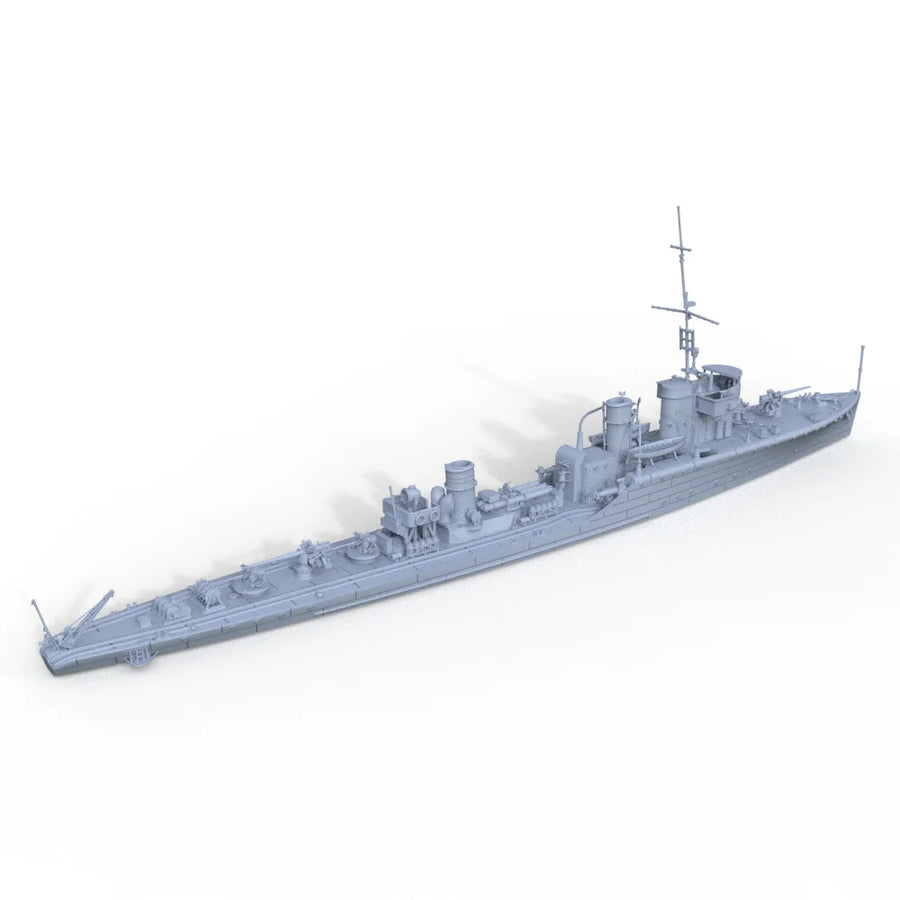 WWII Era Destroyer 1/700 Resin Ship Kit - resin model view 2